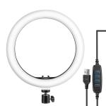 Tygot 10" Portable LED Ring Light with 3 Color Modes Dimmable Lighting