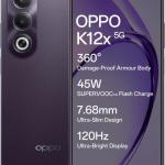 OPPO K12x 5G with 45W SUPERVOOC Charger in-The-Box (Midnight Voilet, 128 GB) (6 GB RAM)